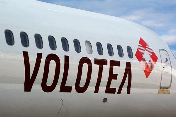 Un aereo Volotea.