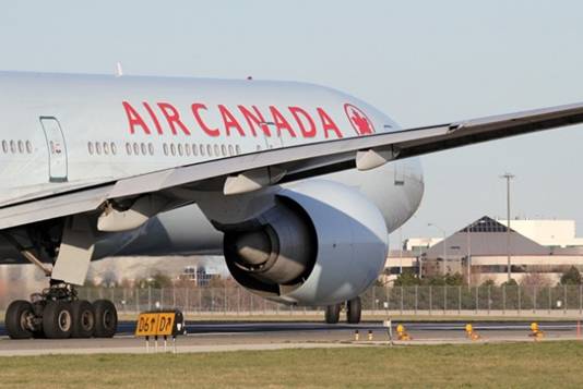 Un aereo Air Canada