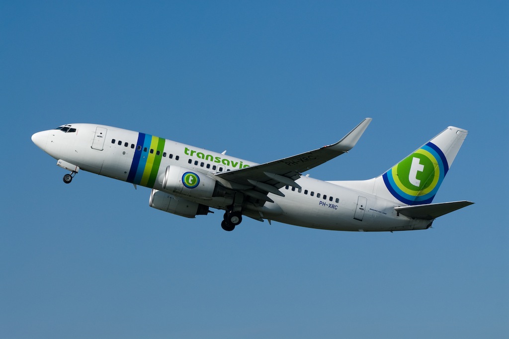 Un aereo Transavia.