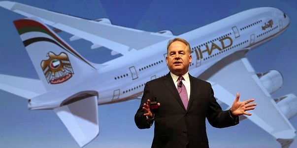 James Hogan, presidente e Ceo di Etihad Airways