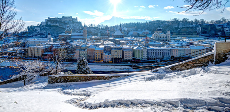 Salisburgo d'inverno.