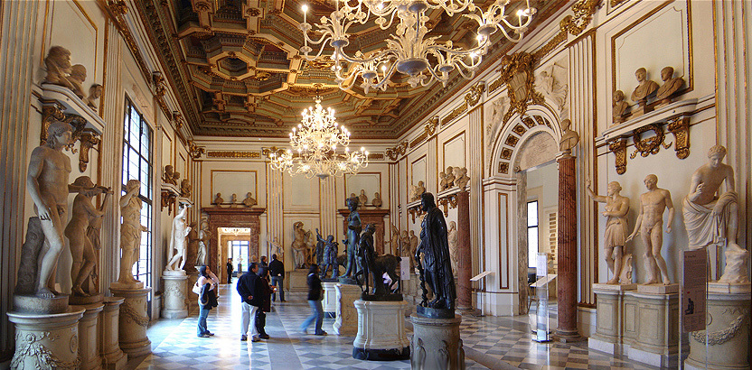 Roma, una sala dei Musei Capitolini.