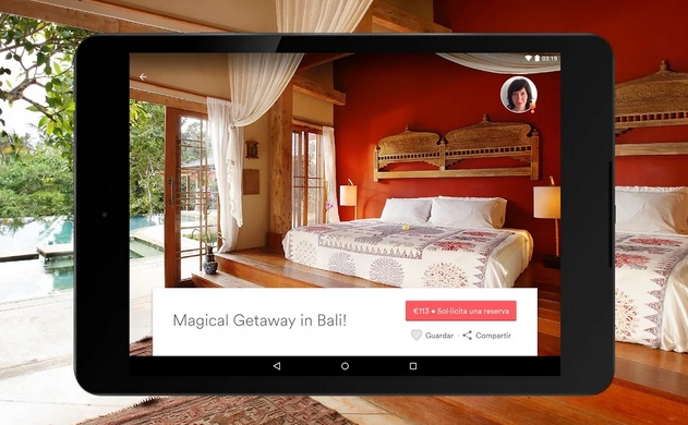 Airbnb su tablet