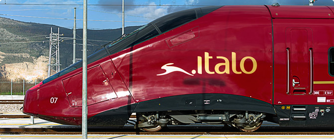 Un .treno Italo.