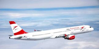 Un aereo Austrian Airlines