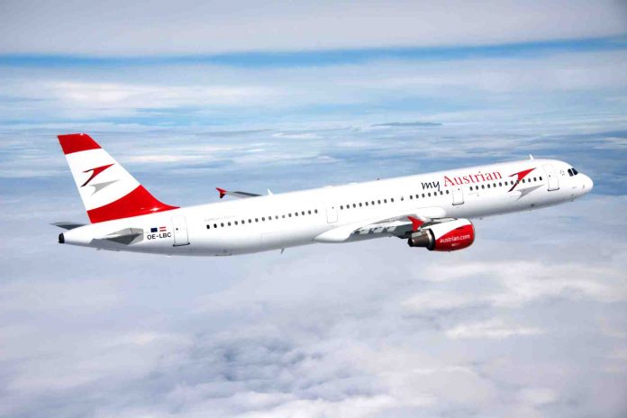 Un aereo Austrian Airlines