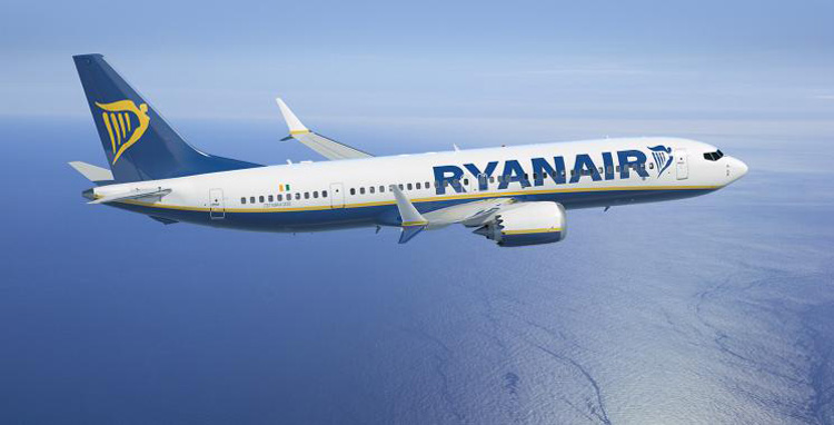 Un aereo Ryanair.
