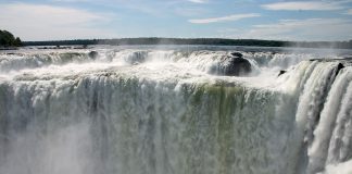 Le cascate di Iguazu.