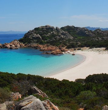 Sardegna, la spiaggia rosa sul'isola di Budelli (Wikipedia, Luca Giudicatti).