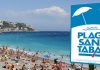 Il cartello Plage san tabac, Nizza