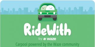 Ridewith - car pooling - Waze - Google