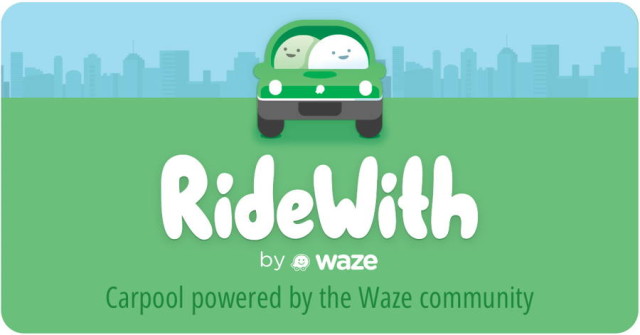 Ridewith - car pooling - Waze - Google