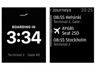 Finnair - app per Apple Watch