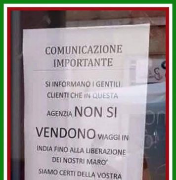 Agenzia viaggi - India - marò