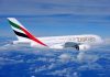 Un aereo Emirates.