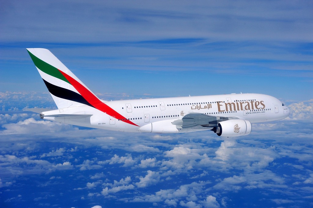 Un aereo Emirates.