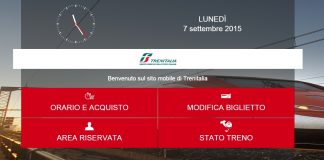 sito mobile trenitalia