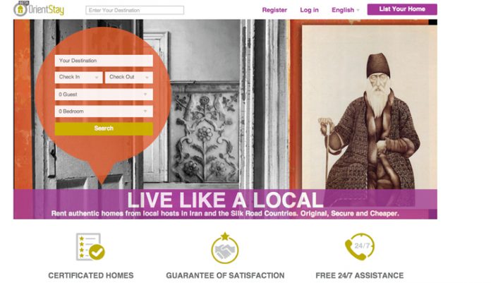L'home page di OrientStay.com