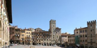 Piazza Grande, Arezzo, Toscana.