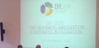 Da sinistra, Franco D'Alfonso, Corrado Peraboni e Cristina Tasselli alla presentazione di Bit 2016
