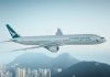 La nuova livrea di Cathay Pacific