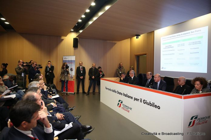 La presentazione del piano di Ferrovie dello Stato Italiane per il Giubileo