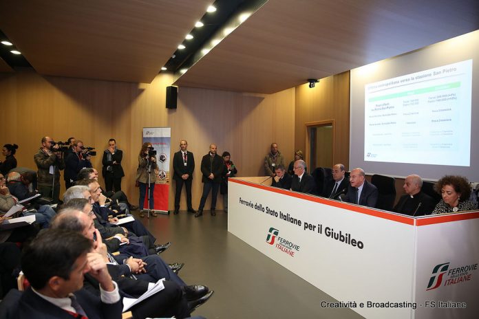 La presentazione del piano di Ferrovie dello Stato Italiane per il Giubileo