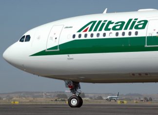 Un aereo Alitalia
