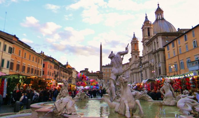 Piazza Navona, Roma.