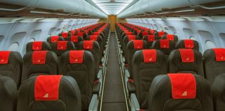 I nuovi interni della flotta a medio raggio di Alitalia