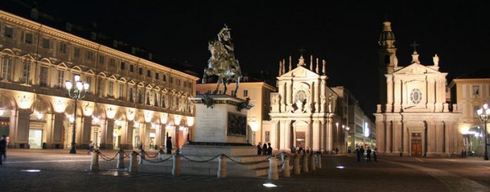 Piazza san Carlo, Torino.