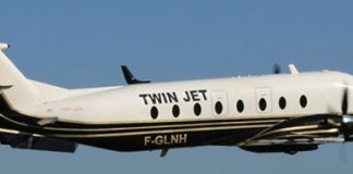 Un aereo Twin Jet.