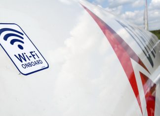 wi-fi a bordo dei voli Delta Air Lines
