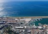 Immagine aerea dell'aeroporto di Bergamo.