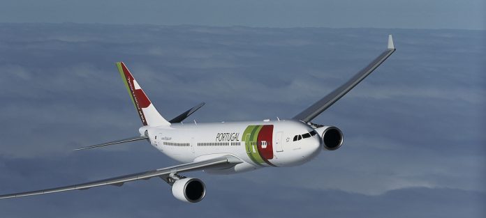 Un aereo TAP Portugal.