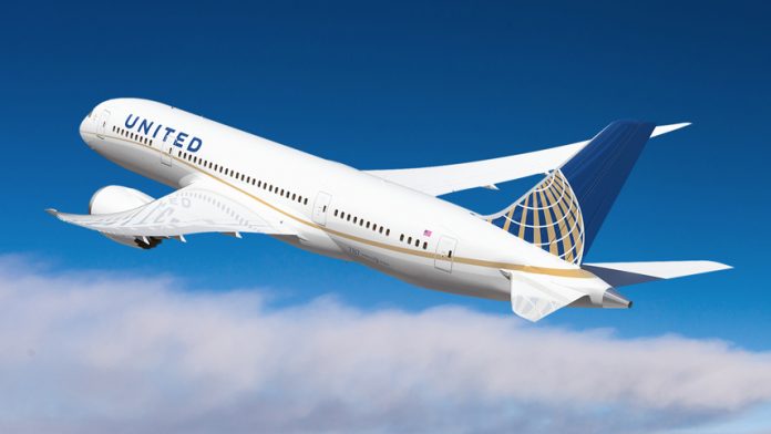 Il B787 Dreamliner di United