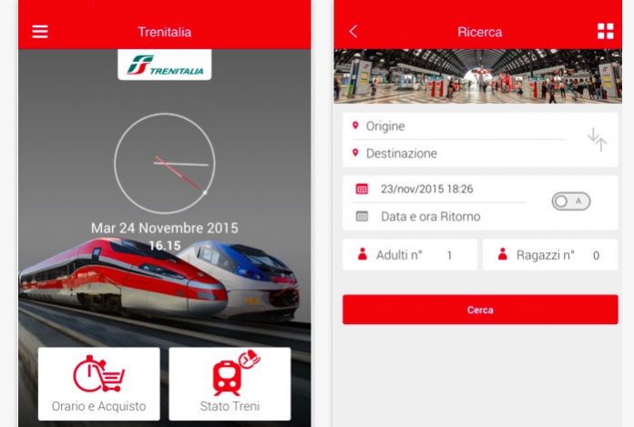 App Trenitalia