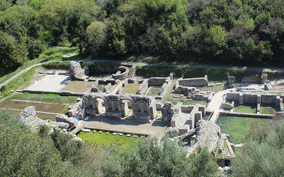 Il sito archeologico di Butrinto, Albania.