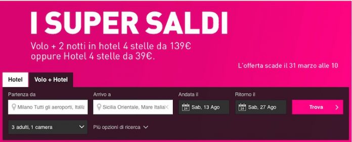 Settimana di saldi con Lastminute.com