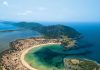 La spettacolare spiaggia di Voidokilia, nella regione greca della Messinia.