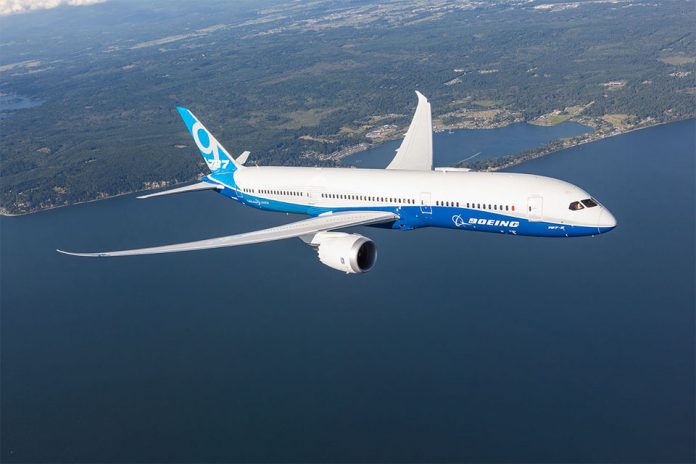 Un boeing 787 Dreamliner.