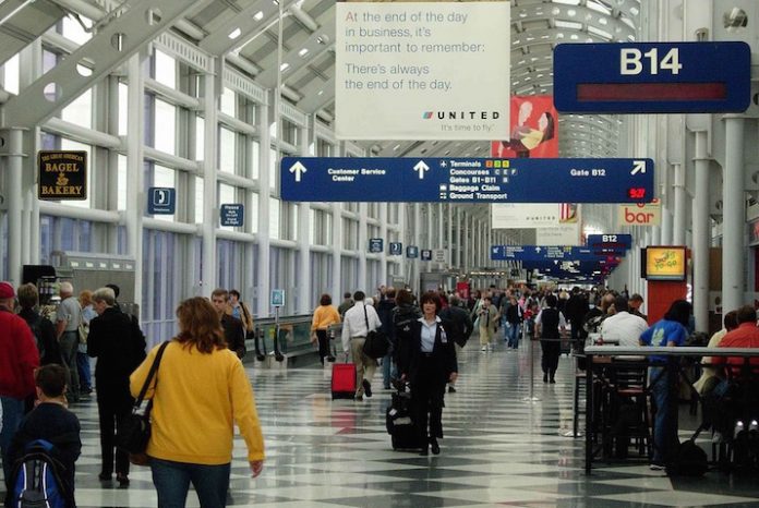 H'Oare International Airport di Chicago. Foto: Wikipedia