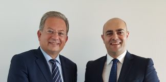 SITA President, Europe Dave Bakker and Malta International Airport Alan Borg sign ICT partnership