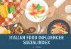 Italian Food Influencer SocialIndex