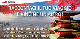 Ha l'asta #voladagenova il contest di Turkish Airlines per i passeggeri in partenza dall'aeroporto di Genova