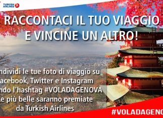 Ha l'asta #voladagenova il contest di Turkish Airlines per i passeggeri in partenza dall'aeroporto di Genova