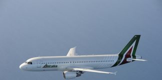 Un A320 di Alitalia