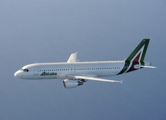 Un A320 di Alitalia