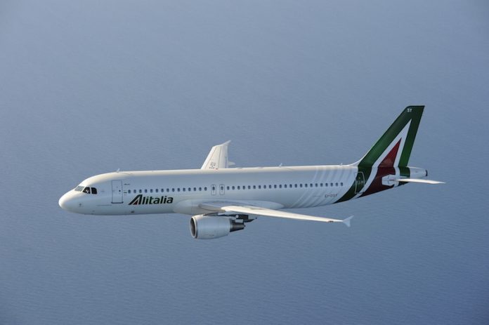 Un A320 di Alitalia