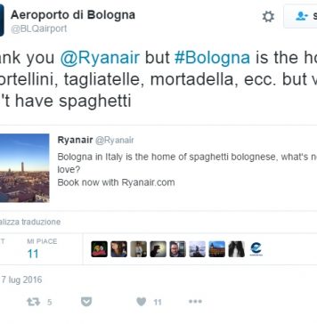 ryanair bologna